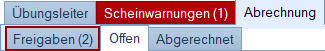 Übungsleiterliste - Abrechnung - Freigabe Übungsleiterliste - Abrechnung - Freigabe