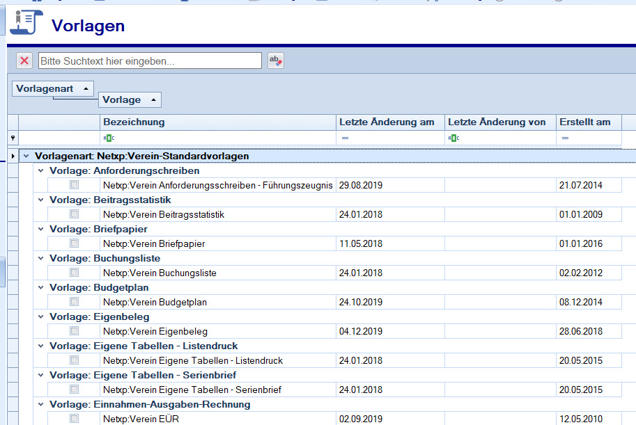 Kommunikation / Vorlagen