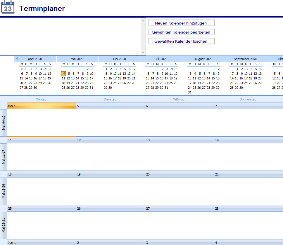 Verein / Terminplaner