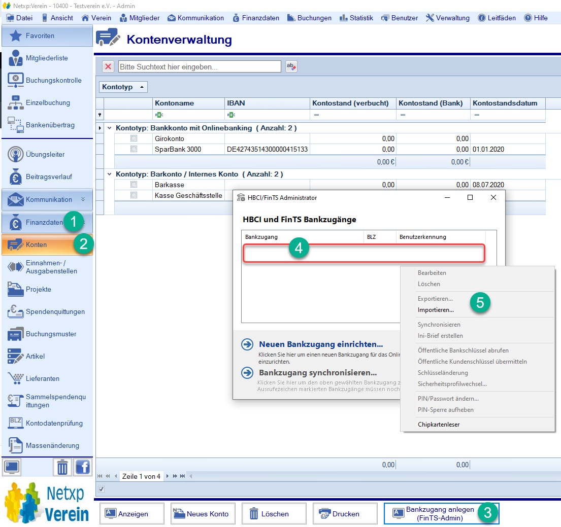 Banking-Zugang Im- und Export Banking-Zugang Im- und Export