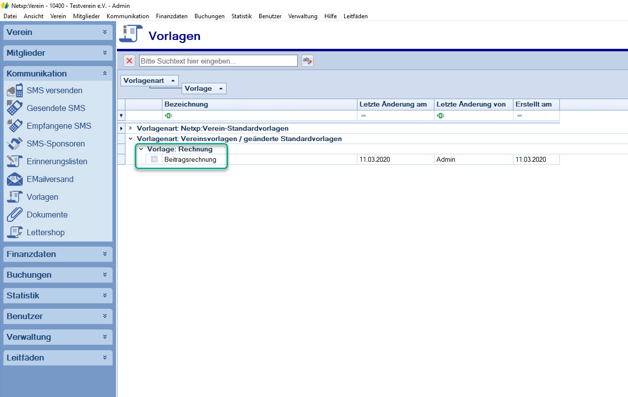 Beitragsrechnung Vorlage erstellt Beitragsrechnung Vorlage erstellt