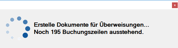 Rechnungen werden erzeugt Rechnungen werden erzeugt