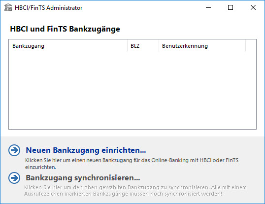 HBCI und FinTS Zugang einrichten 1 HBCI und FinTS Zugang einrichten 1