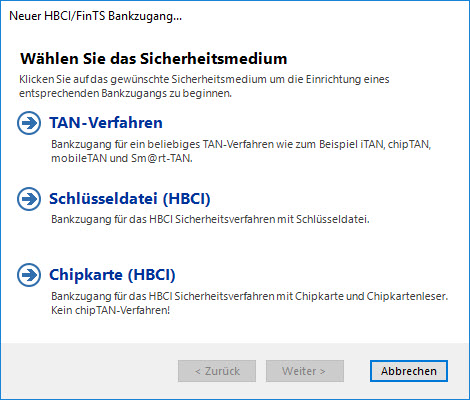 HBCI und FinTS Zugang einrichten 2 HBCI und FinTS Zugang einrichten 2