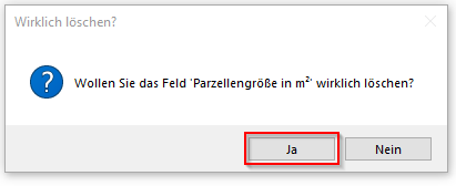Verwaltung - Optionen / Eigene Tabellen - Eintrag löschen bestätigen Verwaltung - Optionen / Eigene Tabellen - Eintrag löschen bestätigen