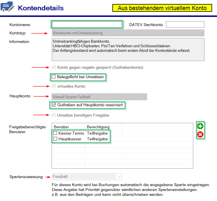 Finanzdaten / Konten - Virtuell - aus bestehendem virtuellem Konto Finanzdaten / Konten - Virtuell - aus bestehendem virtuellem Konto