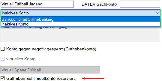 Finanzdaten / Konten - Virtuell - Reaktivieren Finanzdaten / Konten - Virtuell - Reaktivieren
