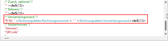 FAQ - QR-Code Verwendungszweck bearbeiten FAQ - QR-Code Verwendungszweck bearbeiten