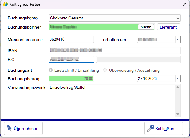 FAQ - Forderungsposten per Lastschrift einziehen - Bankauftrag bearbeiten FAQ - Forderungsposten per Lastschrift einziehen - Bankauftrag bearbeiten