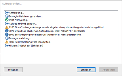 Beispiel Fehlermeldung Beispiel Fehlermeldung