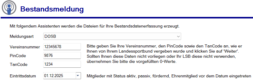 Verwaltung - DOSB - Grunddaten Verwaltung - DOSB - Grunddaten
