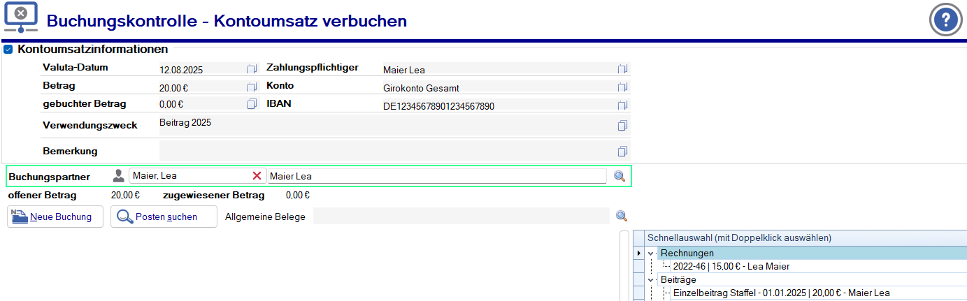 Neue Buchungsmaske - Aufbau Neue Buchungsmaske - Aufbau